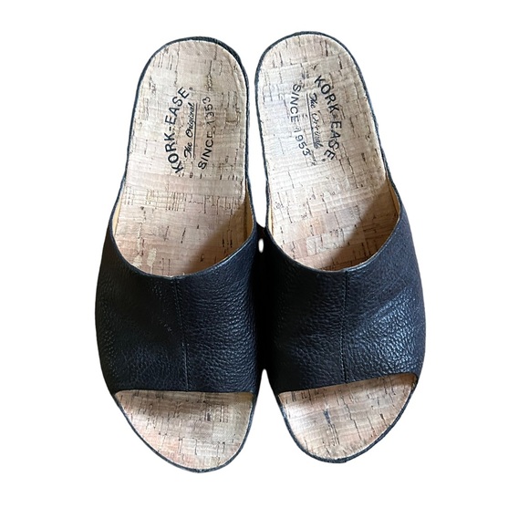 Kork-Ease - Tutsi Black Slide Sandals - Size 8 EUC - Picture 2 of 7